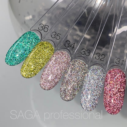 Гель-лак Fiery №35 9 мл Saga Professional