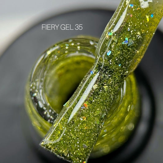 Gélový lak Fiery č. 35 9 ml Saga Professional