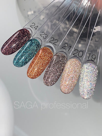 Гель-лак Fiery №21 9 мл Saga Professional