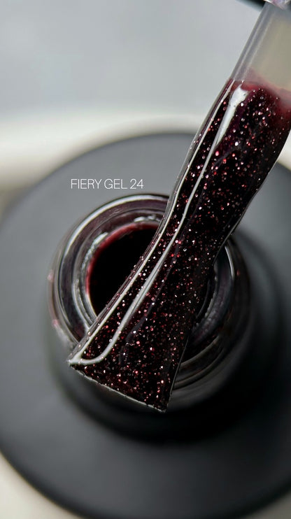 Gel polish Fiery №24 9 ml Saga Professional