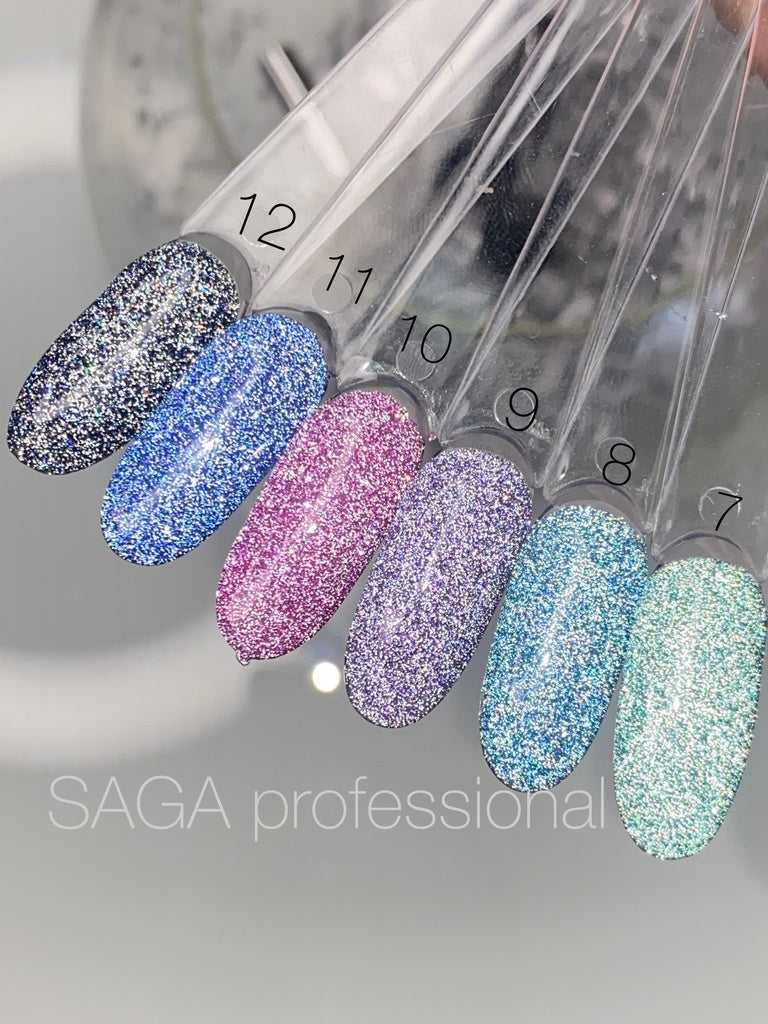 Gel polish Fiery №12 9 ml Saga Professional