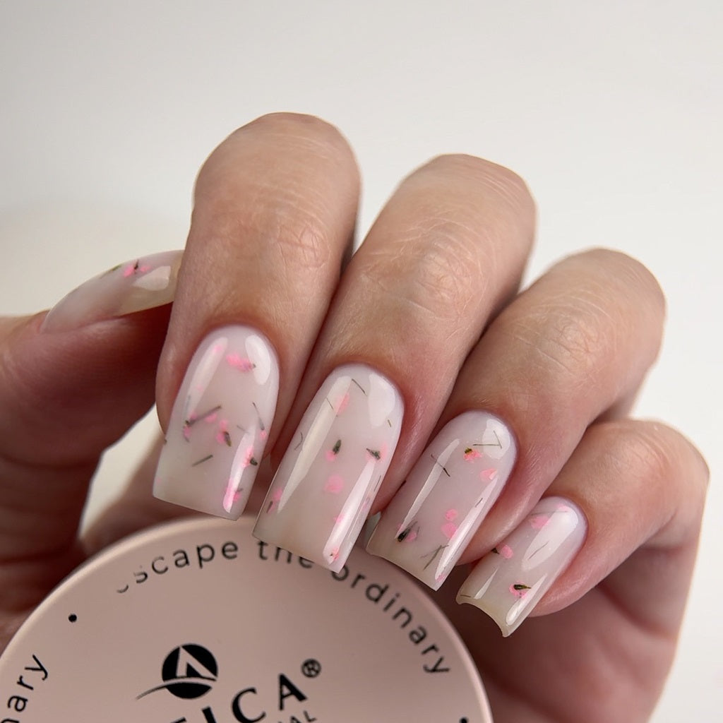 Builder Gel Floral №1 - Milky Pink 30ml Atica