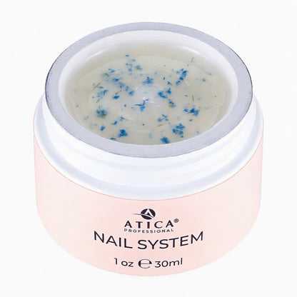 Builder Gel Floral №2 - Milky Blue Atica