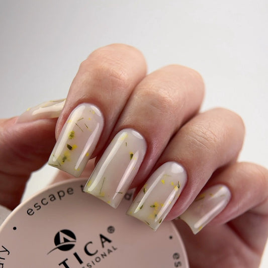 Builder Gel Floral №3 - Milky Yellow 30ml Atica