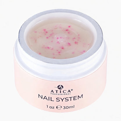 Builder Gel Floral №4 - Milky Pink Atica