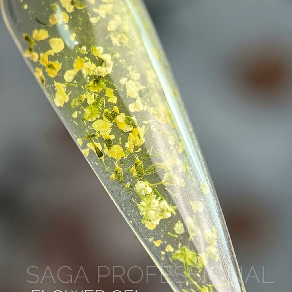 Gél so sušenými kvetmi №3 5 ml Saga Professional