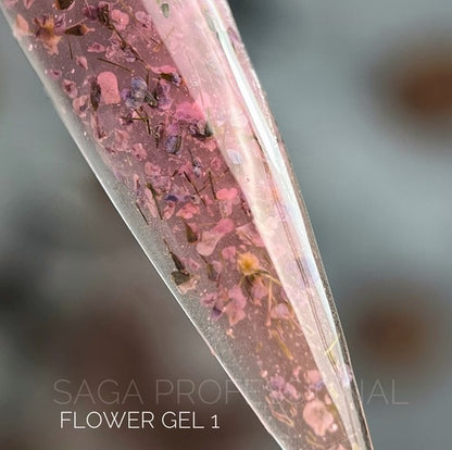 Гель із сухоцвітами №1 5 ml Saga Professional