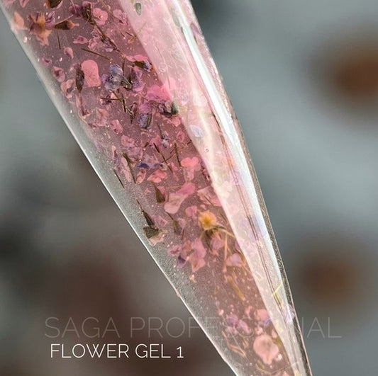 Гель із сухоцвітами №1 5 ml Saga Professional