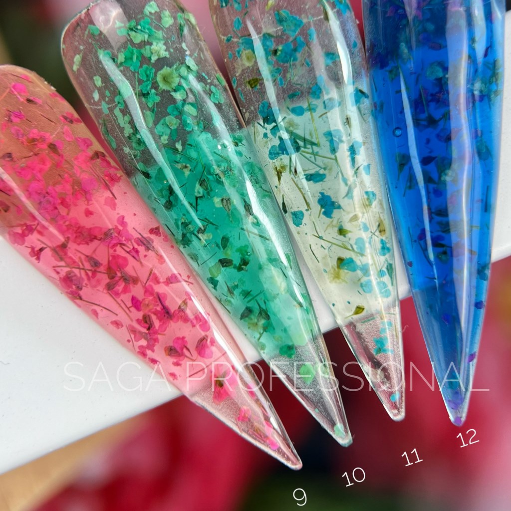 Гель із сухоцвітами №9 5 ml Saga Professional