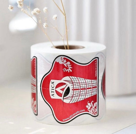 Nail Forms Red (500pcs) Atica