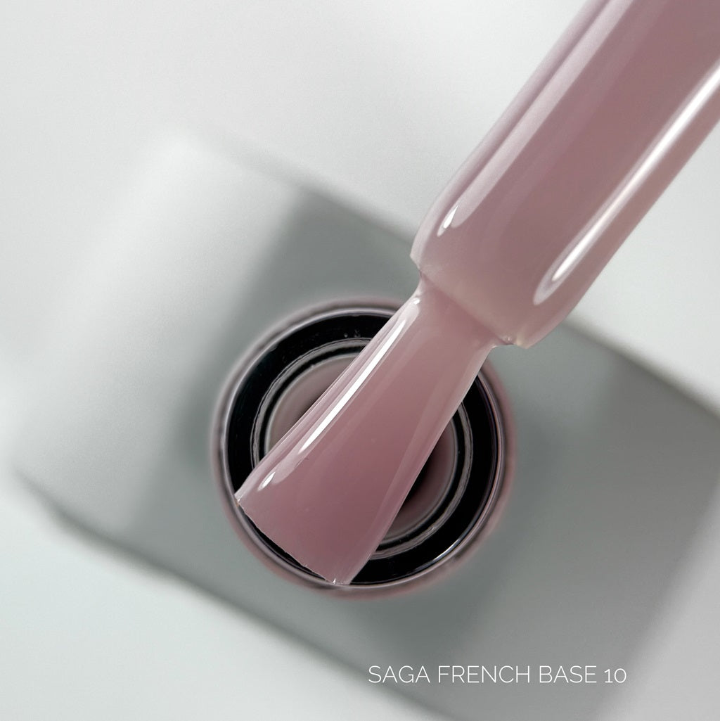 French Base №10 10ml Saga Professional - Good Girl Gel
