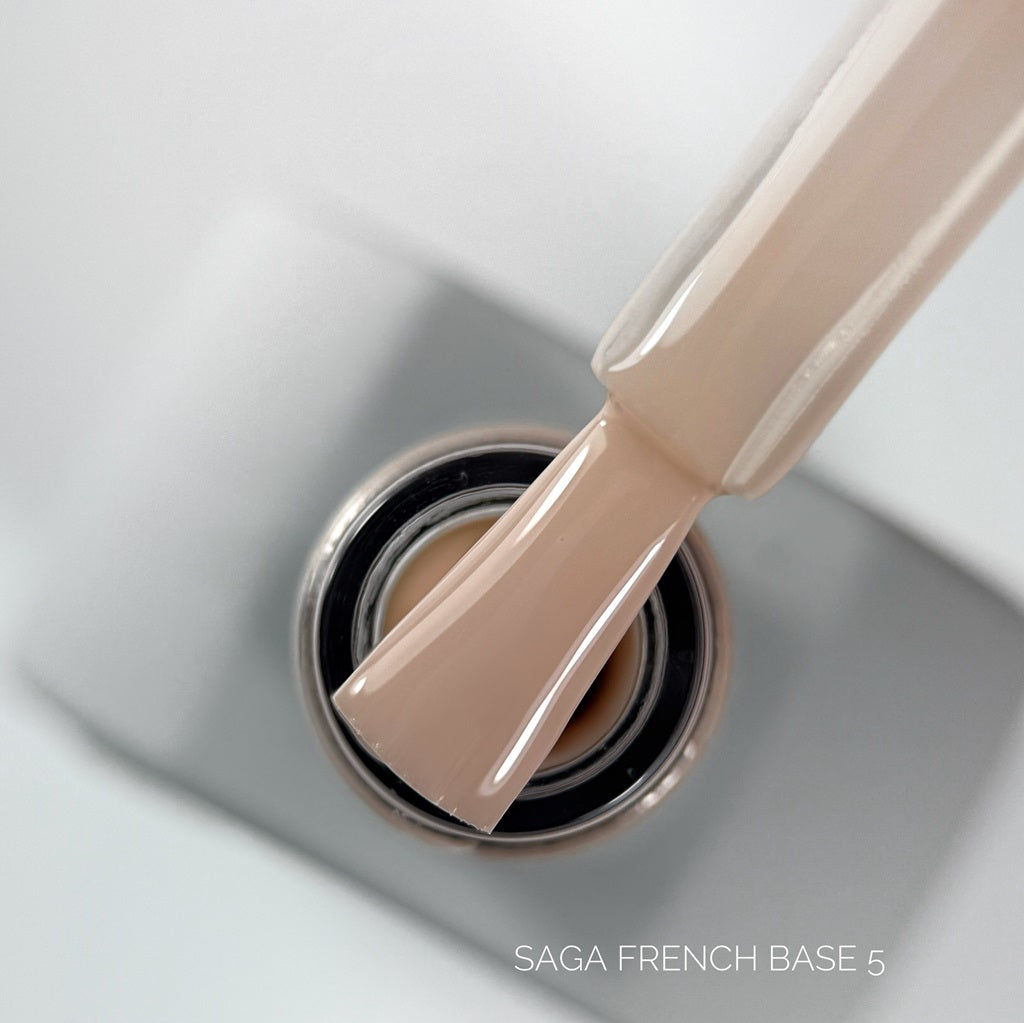 French Base №5 10ml Saga Professional - Good Girl Gel