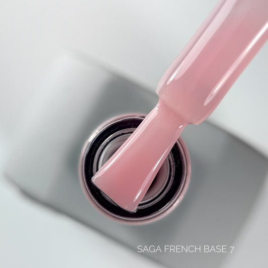 French Base №7 10ml Saga Professional