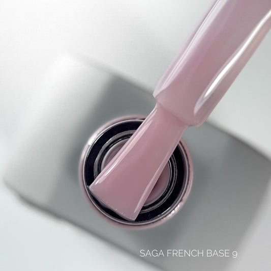 French Base №9 10ml Saga Professional - Good Girl Gel