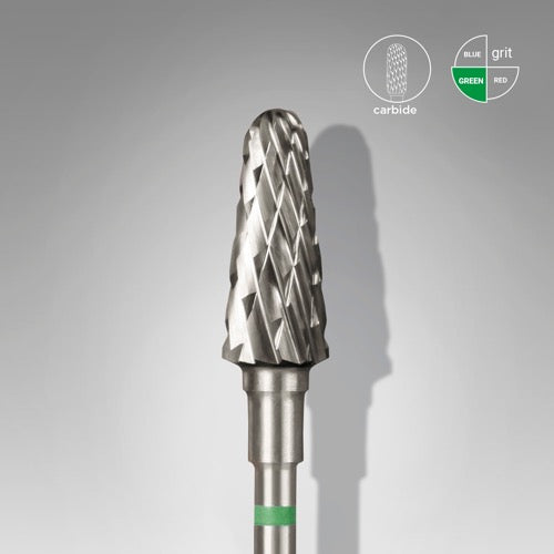 Carbide nail drill bit "Umbrella” 6*14 Green Staleks