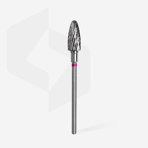 Hartmetall-Nagelbohrer, „Mais“ lila, Kopfdurchmesser 6 mm / Arbeitsteil 14 mmá FT90V060/14
