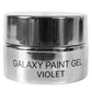 Gel boja "Galaxy" 07, (boja: ljubičasta), 4 ml