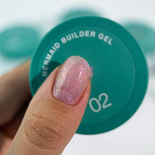 Mermaid Builder Gel №2 15 ml Siller