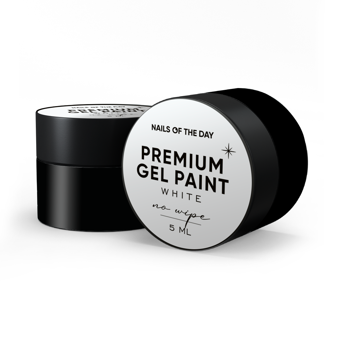 Premium gel paint (No wipe) White 5 ml NAILSOFTHEDAY - Good Girl Gel