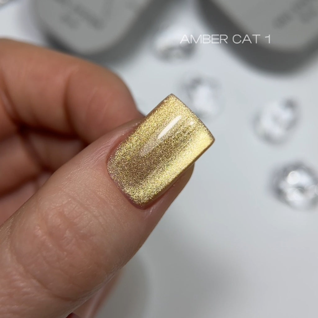 Гель-лак Amber Cat №1 10 мл Saga Professional