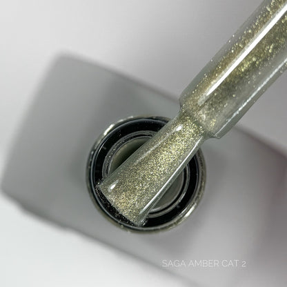 Гель-лак Amber Cat №2 10 мл Saga Professional