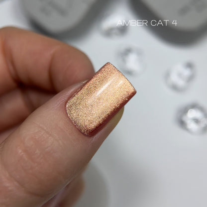 Гель-лак Amber Cat №4 10 мл Saga Professional