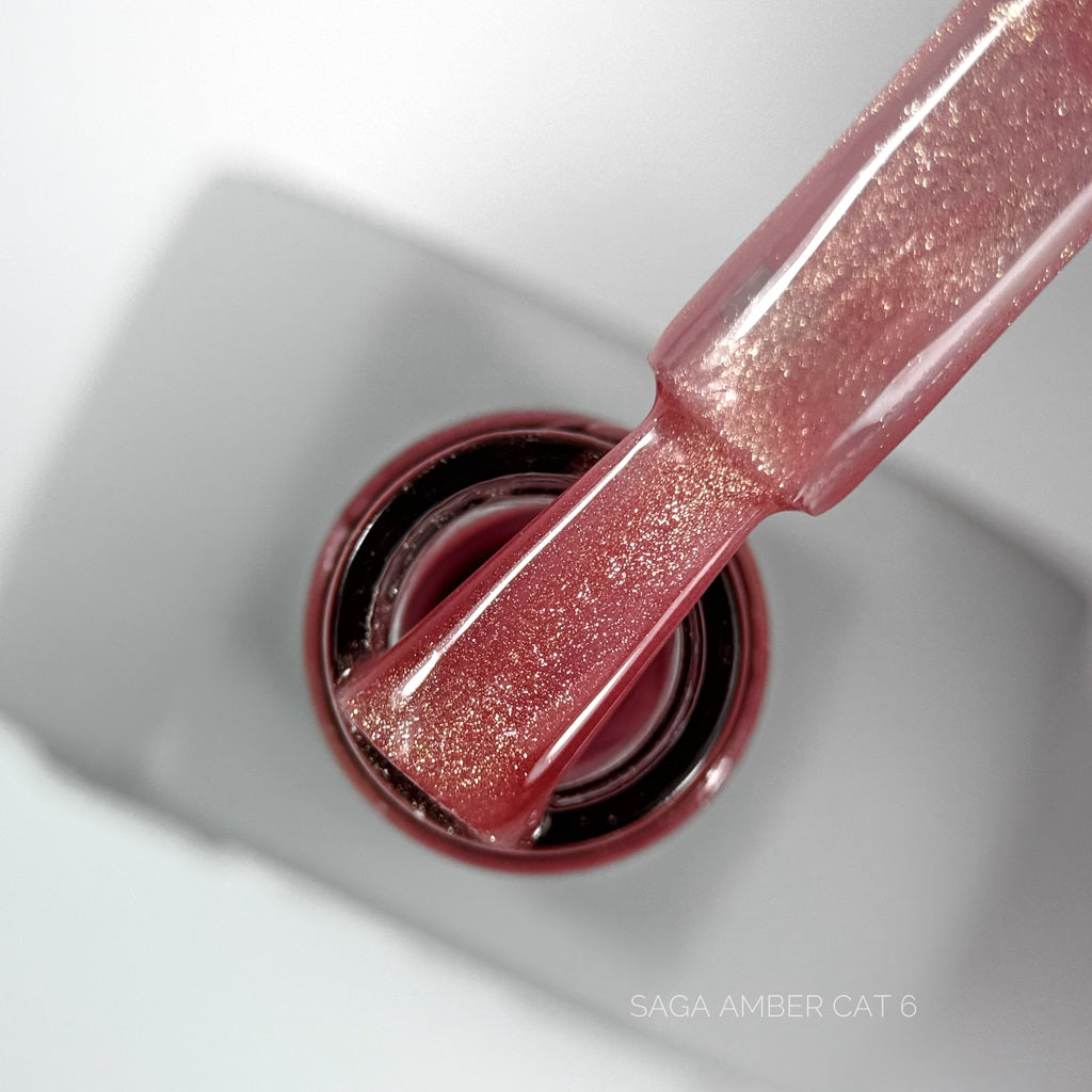 Гель-лак Amber Cat №6 10 мл Saga Professional