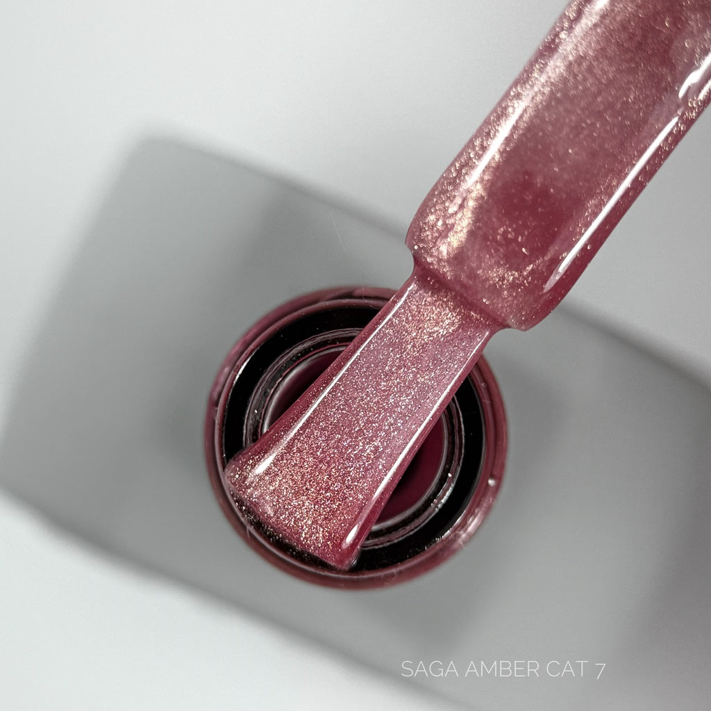 Verniz gel Amber Cat nº7 10 ml Saga Professional
