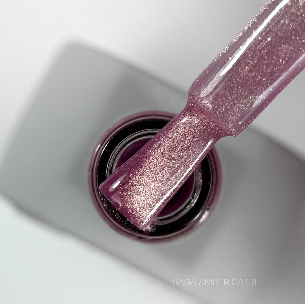 Verniz gel Amber Cat nº 8 10 ml Saga Professional