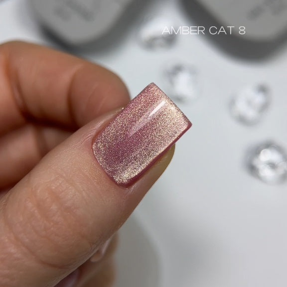 Verniz gel Amber Cat nº 8 10 ml Saga Professional
