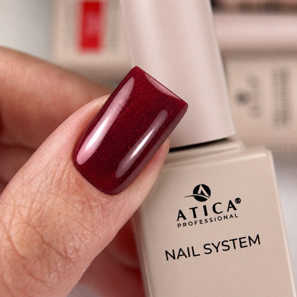 Gel polish №114 - Rumba Red 8ml Atica