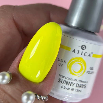 Гель лак №142 - Сонячні Дні 8 мл Atica