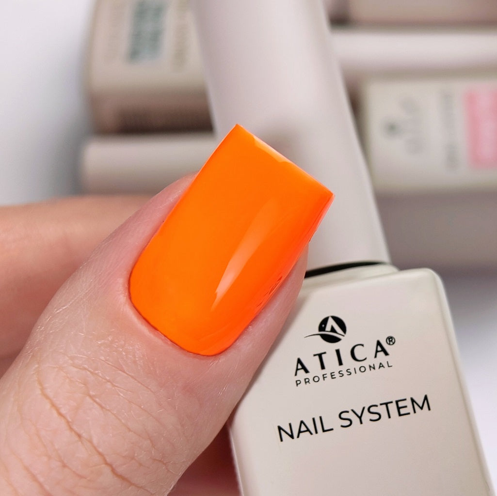 Гель лак №147 - Мандарин 8 мл Atica