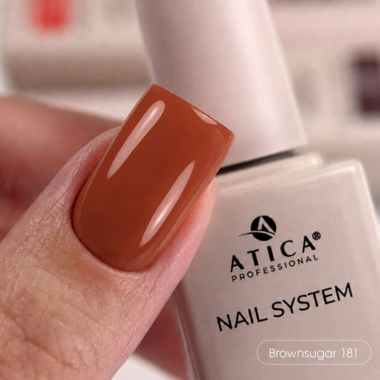 Smalti semipermanenti №181 - Brown Sugar 8ml Atica