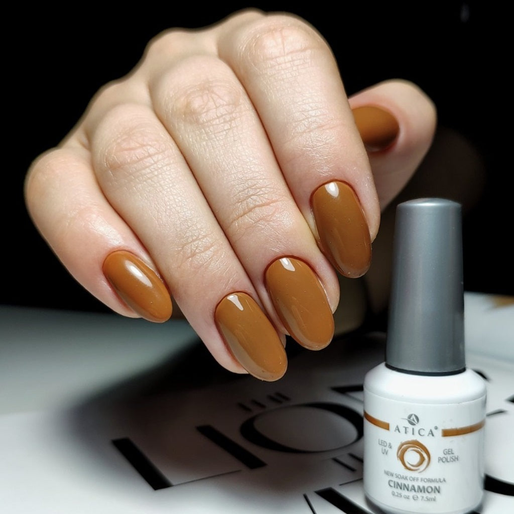 Гель лак №182 - Кориця 8ml Atica