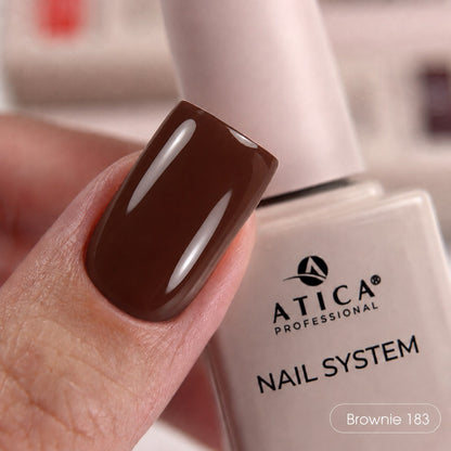 Gel polish №183 - Brownie 8ml Atica