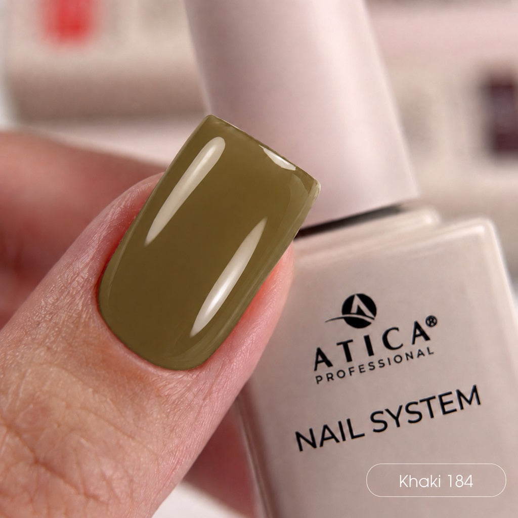 Gel polish №184 - Khaki 8ml Atica