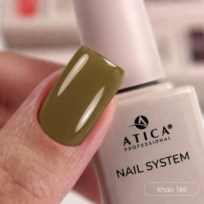 Gel polish №184 - Khaki 8ml Atica