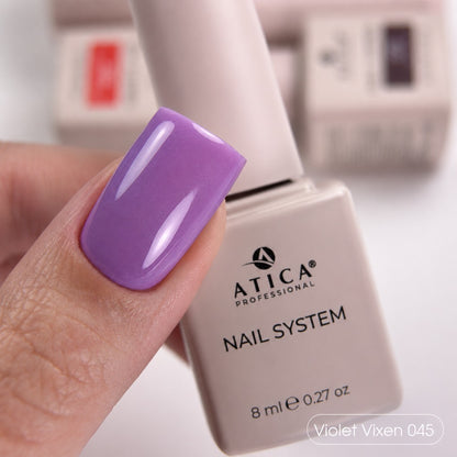 Gel polish №45 - Violet Vixen 8ml Atica