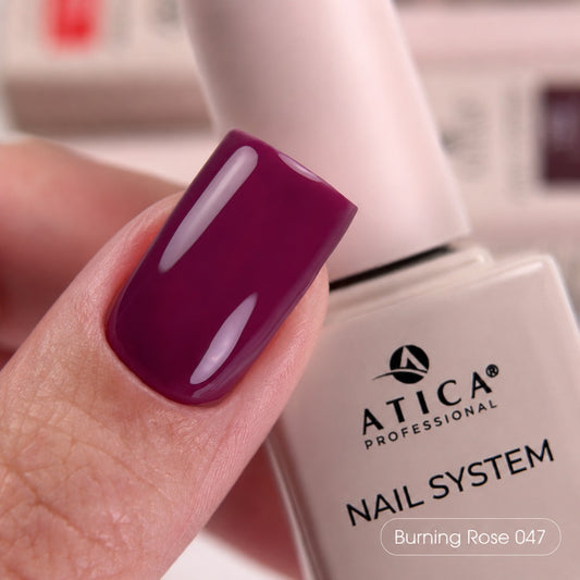 Gel polish №47 - Burning Rose 8ml Atica