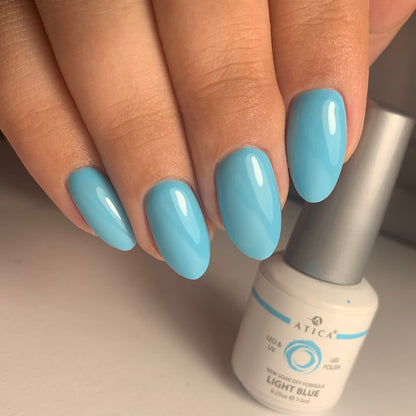 Гель лак №56 - Світло-блакитний 8 мл Atica