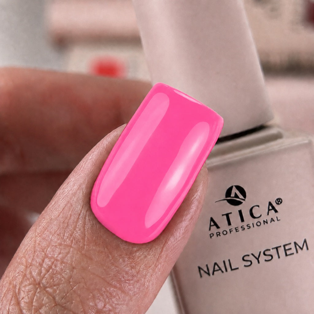Гель лак №65 - Hot Pink 8ml Atica