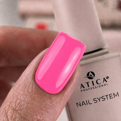 Гель лак №65 - Hot Pink 8ml Atica
