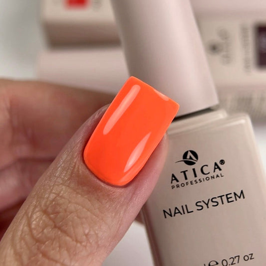 Vernis semi-permanent №76 - Gold Salmon 8ml Atica