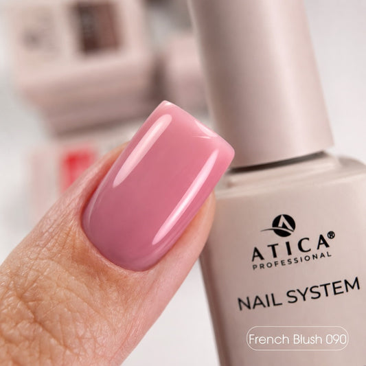 Vernis semi-permanent №90 - French Blush 8ml Atica