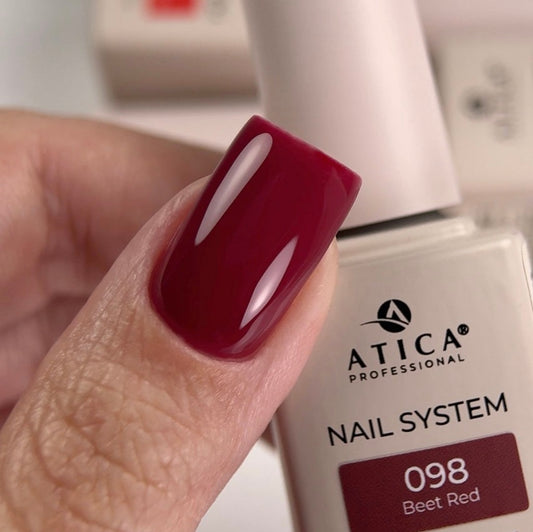 Gel polish №98 - Beet Red 8ml Atica