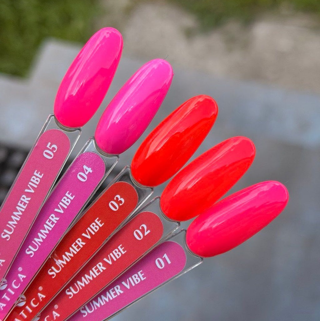Gel polish Summer Vibe №3 - Neon Red 8ml Atica