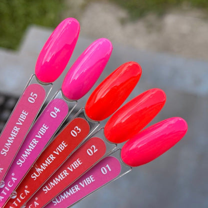 Gel polish Summer Vibe №3 - Neon Red 8ml Atica