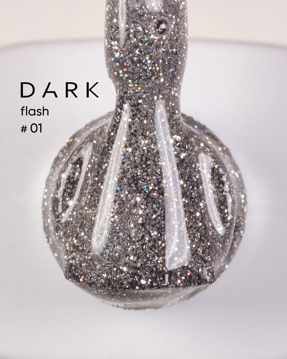 Светоотражающий гель лак - "Flash" №№1-5 10ml Dark