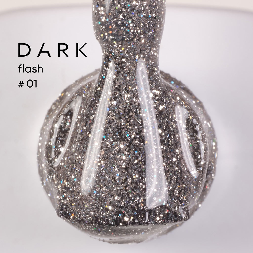 Светоотражающий гель лак - "Flash" №№1-5 10ml Dark